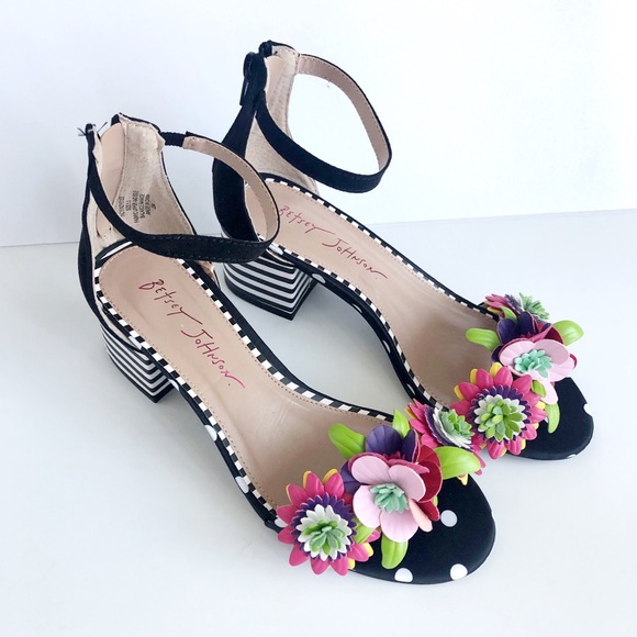 Betsey Johnson Shoes - Betsey Johnson NWOT Floral Dress Sandals
